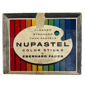 Vintage Nupastel Color Sticks Eberhard Faber Inc 12 Pieces Chalk Pastel USED